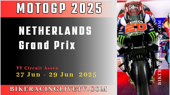 (Round 10) 2025 Dutch MotoGP Race Live Stream: Full Replay