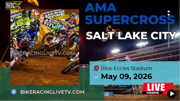 [Live] AMA Supercross Salt Lake City Stream & Replay 2026 - Rd 17