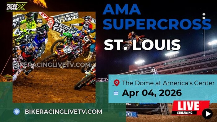 [Live] AMA Supercross St. Louis Stream & Replay 2026 - Rd 12