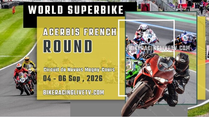 {Round 9} 2026 French SBK Race 1 Live Stream & Replay