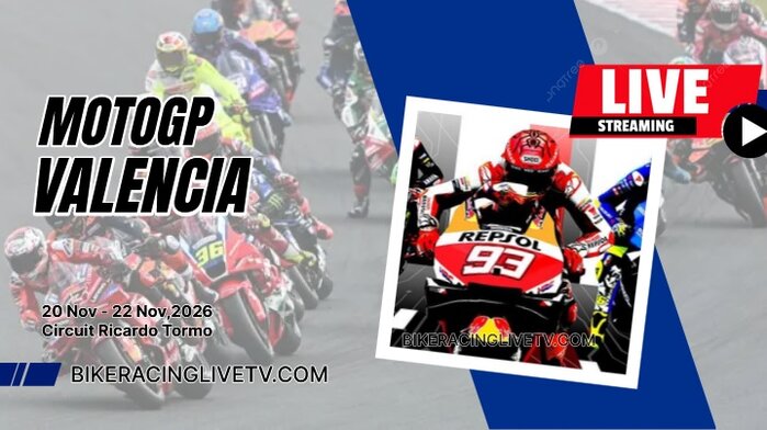 (Round 22) 2026 Valencia MotoGP Race Live Stream: Full Replay