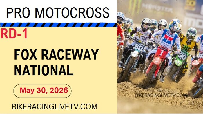 (Round 1) 2026 Fox Raceway MX Race Live Streaming & Replay