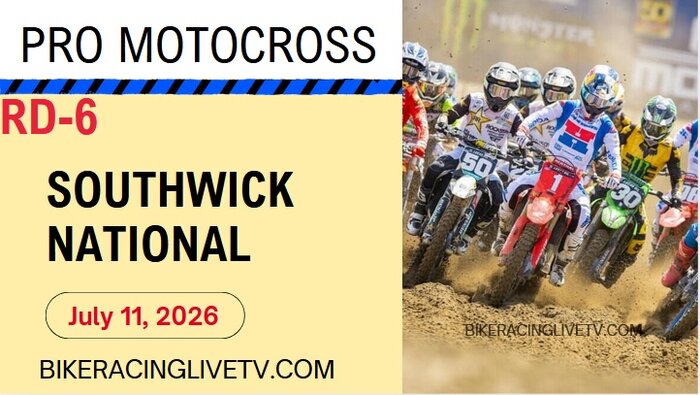 (Round 6) 2026 Southwick MX Race Live Streaming & Replay