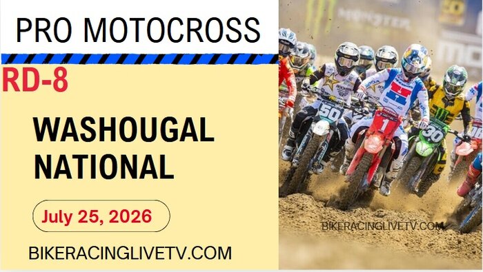 (Round 8) 2026 Washougal MX Race Live Streaming & Replay